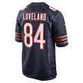 Jamed C.Bears #84 Colston Loveland Player Navy Home Game Stitched Jerseys