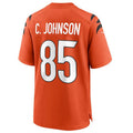 Jamed C.Bengals #85 Chad Johnson Orange Retired Player Alternate Game Jersey American Stitched Jerseys