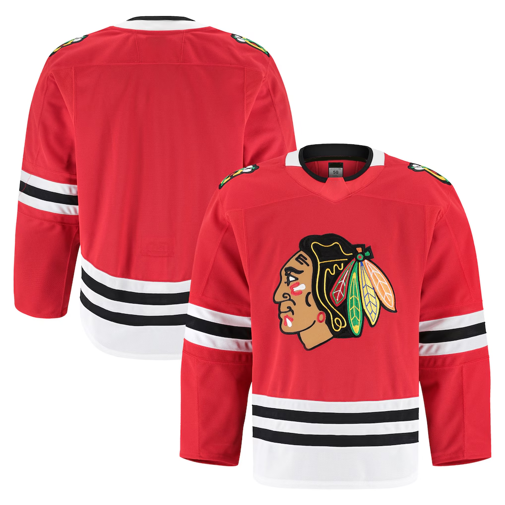 Jamed C.Blackhawks Red Home Authentic Pro Jerseys