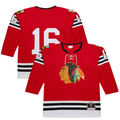 Jamed C.Blackhawks #16 Bobby Hull Scarlet 1960-61 Power Play Jerseys