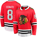 Jamed C.Blackhawks #8 Ryan Donato Red Home Breakaway Jerseys