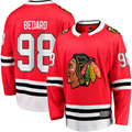 Jamed C.Blackhawks #98 Connor Bedard Red Home Breakaway Player Jerseys