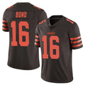 Jamed C.Browns #16 Isaiah Bond Player Brown Vapor Limited Stitched Jerseys