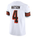 Jamed C.Browns #4 Deshaun Watson White 2021 Alternate Vapor Limited Stitched Jerseys