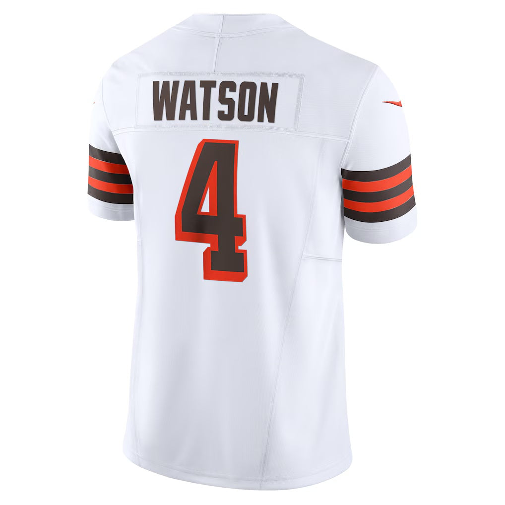 Jamed C.Browns #4 Deshaun Watson White Vapor F.U.S.E. Limited Stitched Jerseys