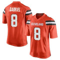 Jamed C.Browns #8 Dillon Gabriel Player Orange Game Stitched Jerseys