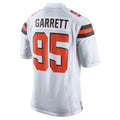 Jamed C.Browns #95 Myles Garrett Player White Game Stitched Jerseys
