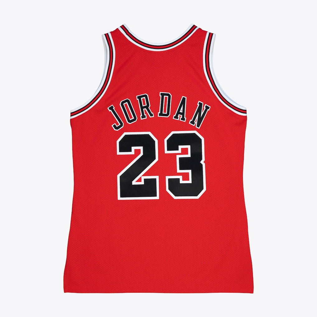 Jamed C.Bulls #23 Michael Jordan Mitchell & Ness Red 1997-98 Authentic Jerseys