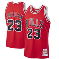 Jamed C.Bulls #23 Michael Jordan Mitchell & Ness Scarlet 1997-98 Hardwood Classics Authentic Jerseys