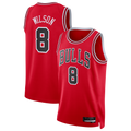 Jamed C.Bulls #8 Caleb Wilson Red 2026 Draft Swingman Jerseys - Icon Edition