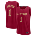 Jamed C.Cavaliers #1 James Harden  Wine Fast Break Replica Jerseys - Icon Edition