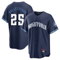 Jamed C.Cubs #25 Mois¨¦s Ballesteros Player Navy City Connect Home Game Stitched Jerseys