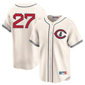 Jamed C.Cubs #27 Seiya Suzuki Player Cream Field of Dreams Limited Home Game Stitched Jerseys