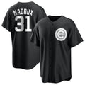 Jamed C.Cubs #31 Greg Maddux Player Black Game Stitched Jerseys