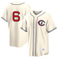 Jamed C.Cubs #6 Matt Shaw Player Cream Field of Dreams Home Game Stitched Jerseys