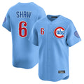 Jamed C.Cubs #6 Matt Shaw Player Light Blue Limited Home Stitched Jerseys