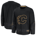 Jamed C.Flames Black 2024 Military Appreciation Practice Jerseys