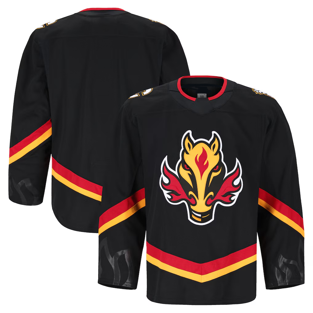 Jamed C.Flames Black Alternate Authentic Pro Jerseys