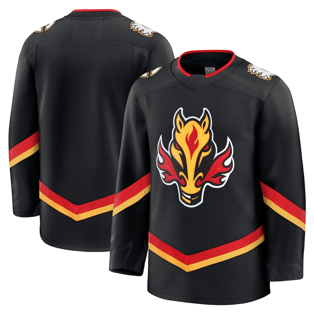 Jamed C.Flames Black Alternate Premium Jerseys