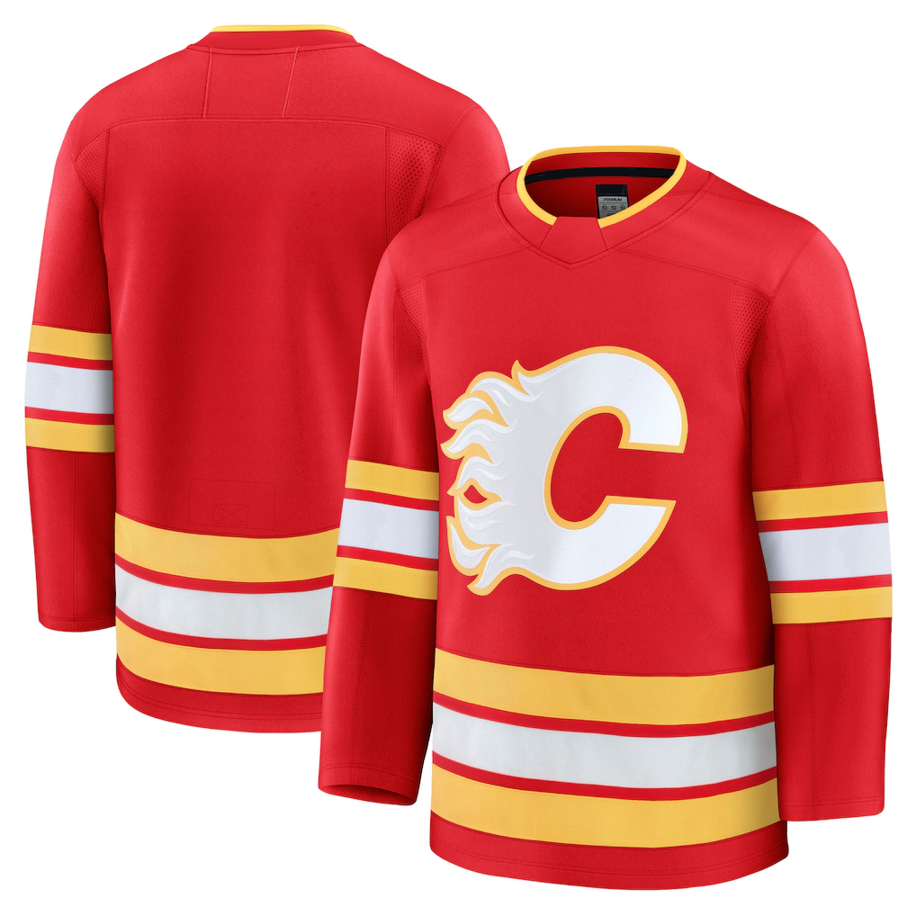 Jamed C.Flames Red Home Premium Jerseys