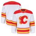 Jamed C.Flames White Away Authentic Pro Jerseys