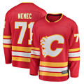 Jamed C.Flames #71 Simon Nemec Red Home Breakaway Jerseys