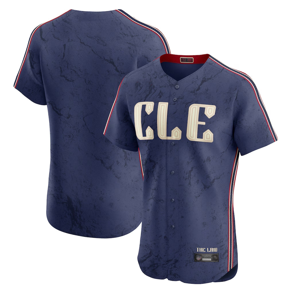 Jamed C.Guardians Navy City Connect Limited Elite Home Blank Player Stitched Jerseys