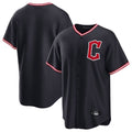 Jamed C.Guardians Navy Home Game Blank Player Stitched Jerseys