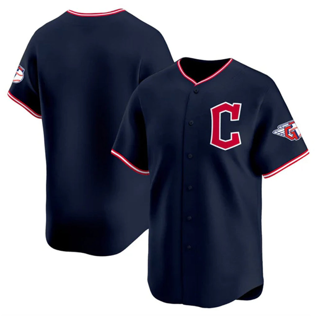 Jamed C.Guardians Navy Limited Home Blank Player Stitched Jerseys