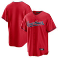 Jamed C.Guardians Red Home Game Blank Player Stitched Jerseys