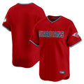 Jamed C.Guardians Red Limited Home Blank Player Stitched Jerseys