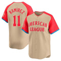 Jamed C.Guardians #11 Jose Ramirez Player Cream American League All-Star Limited Home Stitched Jerseys