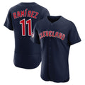 Jamed C.Guardians #11 Jose Ramirez Player Navy Limited Elite Home Stitched Jerseys
