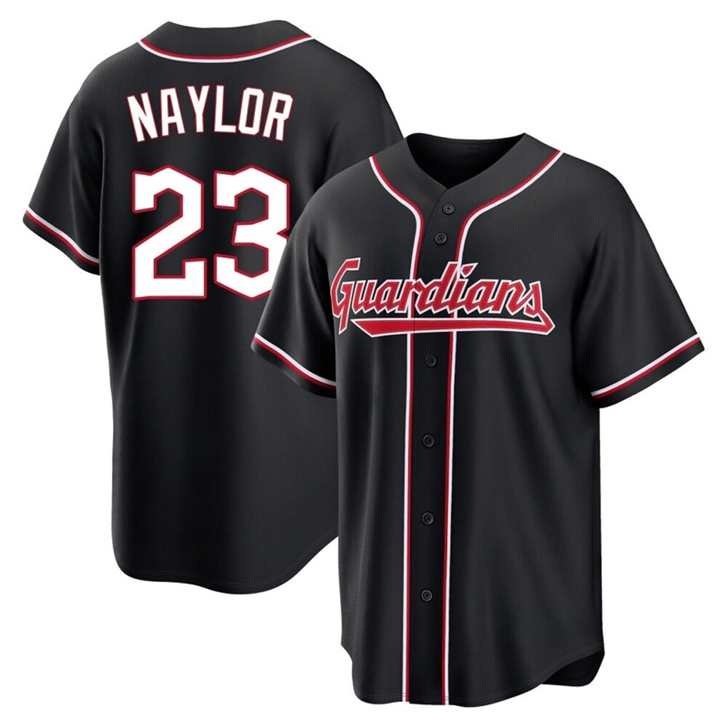 Jamed C.Guardians #23 Bo Naylor Player Black Fashion Out Home Game Stitched Jerseys