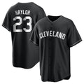Jamed C.Guardians #23 Bo Naylor Player Black Home Game Stitched Jerseys