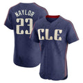 Jamed C.Guardians #23 Bo Naylor Player Navy City Connect Limited Elite Home Stitched Jerseys