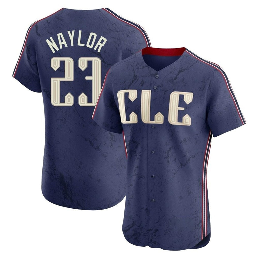 Jamed C.Guardians #23 Bo Naylor Player Navy City Connect Limited Elite Home Stitched Jerseys