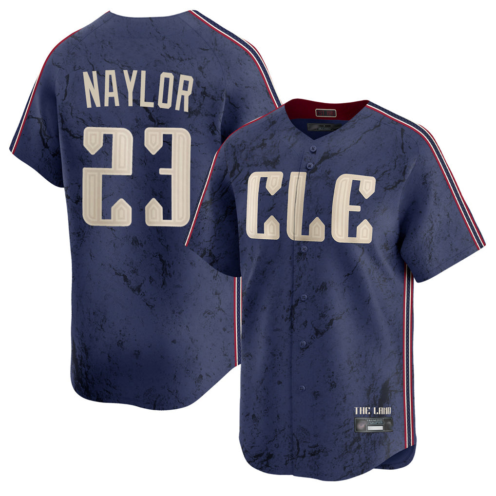 Jamed C.Guardians #23 Bo Naylor Player Navy City Connect Limited Home Stitched Jerseys