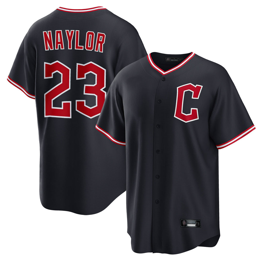 Jamed C.Guardians #23 Bo Naylor Player Navy Home Game Stitched Jerseys