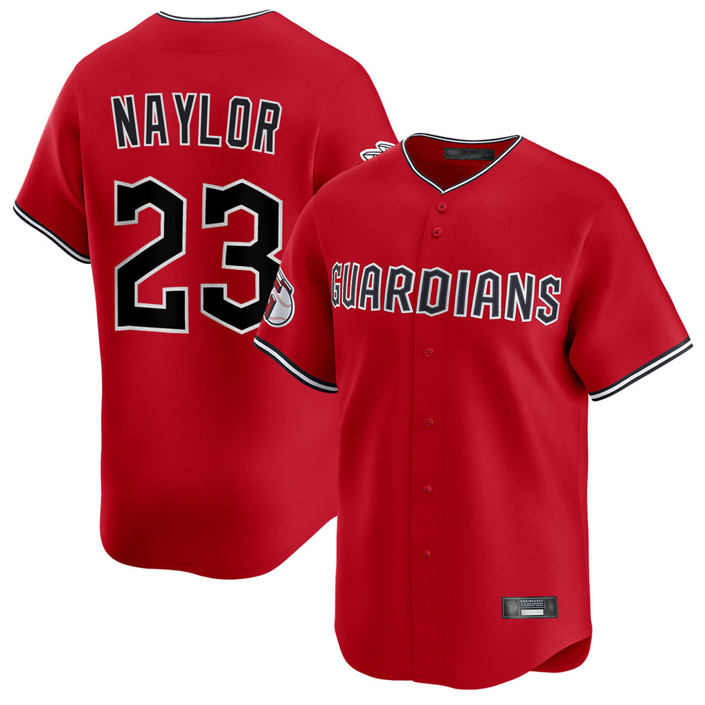 Jamed C.Guardians #23 Bo Naylor Player Red Limited Home Stitched Jerseys