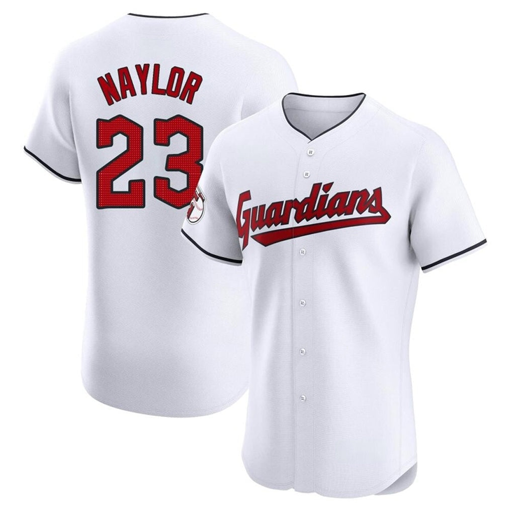 Jamed C.Guardians #23 Bo Naylor Player White Limited Elite Home Stitched Jerseys