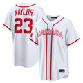 Jamed C.Guardians #23 Bo Naylor Player White World Classic Home Game Stitched Jerseys