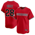 Jamed C.Guardians #28 Tanner Bibee Player Red Limited Home Stitched Jerseys