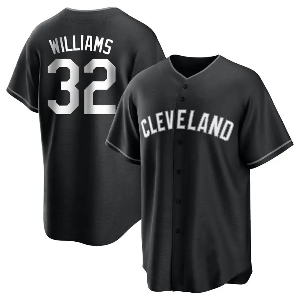 Jamed C.Guardians #32 Gavin Williams Player Black Home Game Stitched Jerseys