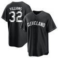 Jamed C.Guardians #32 Gavin Williams Player Black Home Game Stitched Jerseys