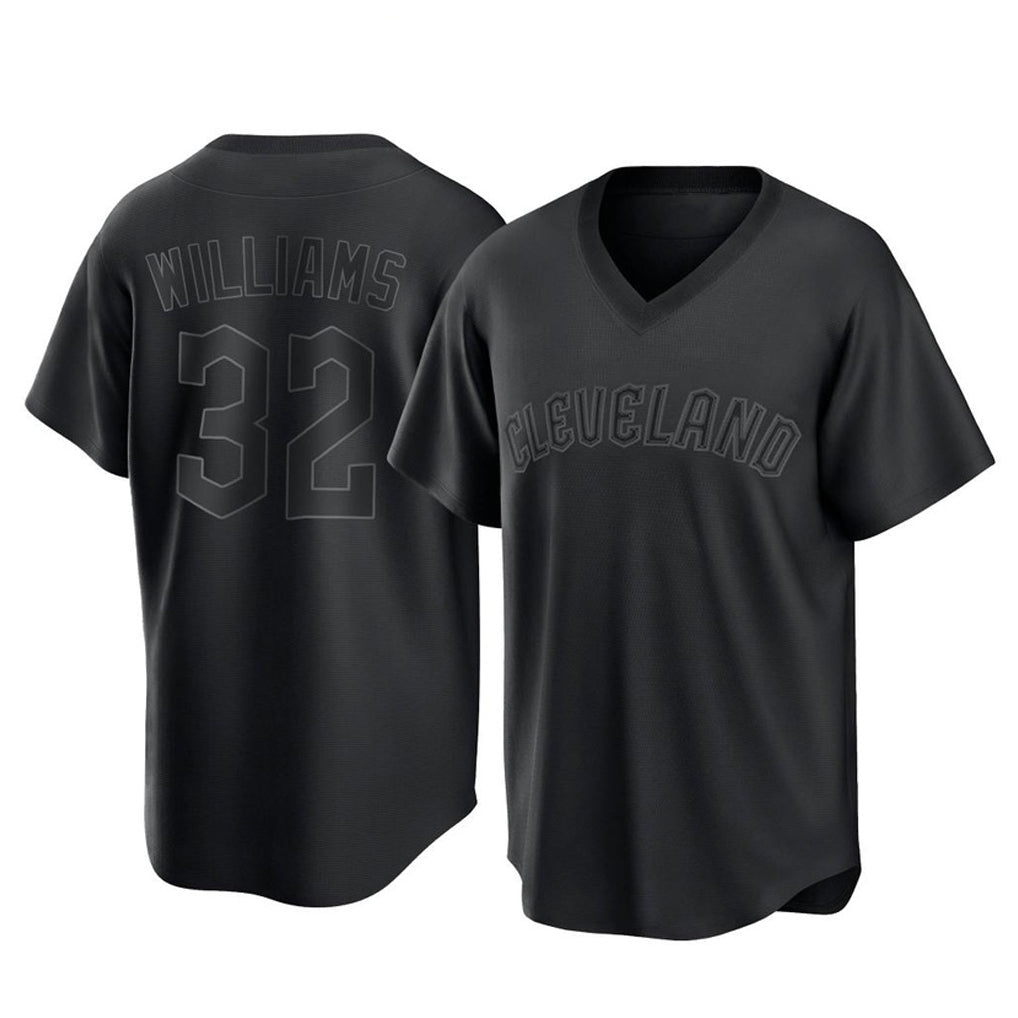 Jamed C.Guardians #32 Gavin Williams Player Black T-shirt Home Game Stitched Jerseys