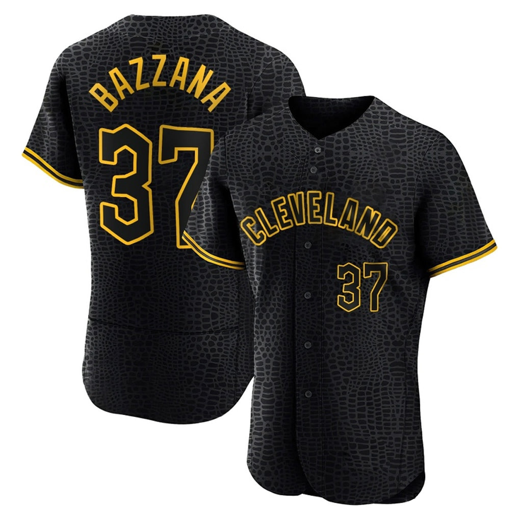 Jamed C.Guardians #37 Travis Bazzana Player Black Snake Skin City Limited Elite Home Stitched Jerseys