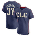 Jamed C.Guardians #37 Travis Bazzana Player Navy City Connect Limited Elite Home Stitched Jerseys