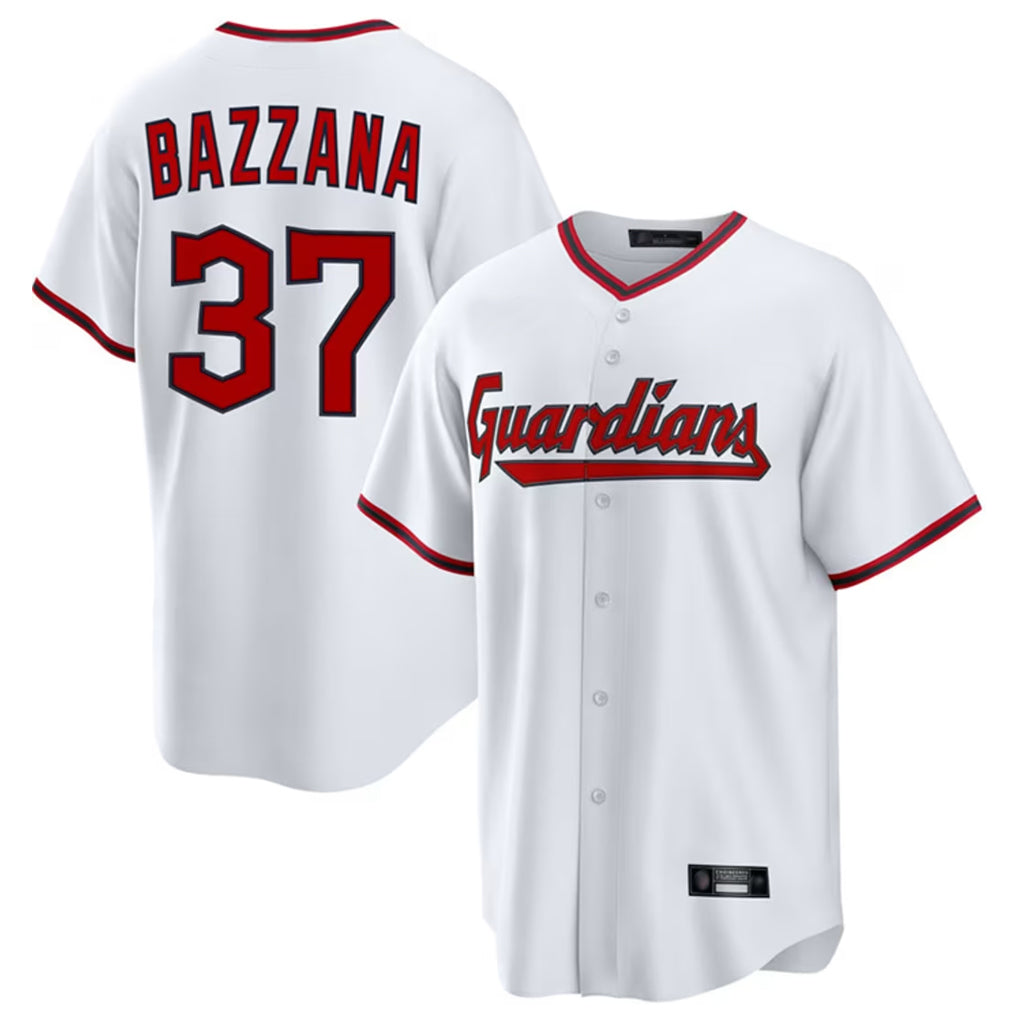 Jamed C.Guardians #37 Travis Bazzana Player White Game Home Stitched Jerseys