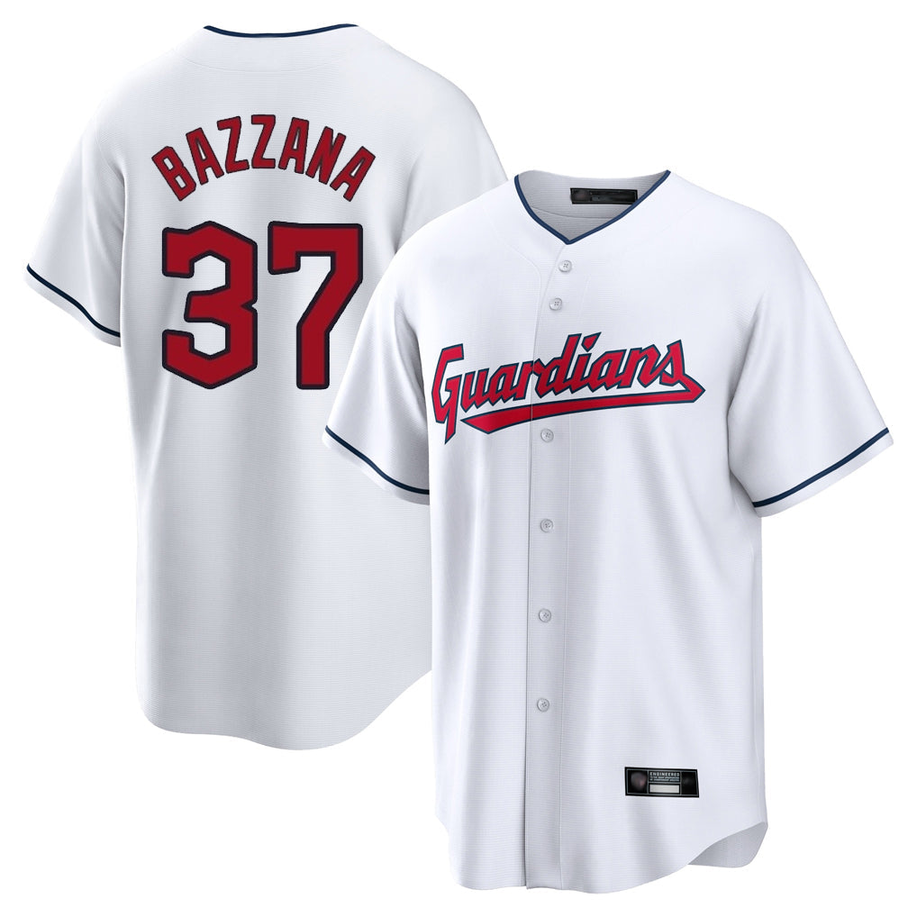 Jamed C.Guardians #37 Travis Bazzana Player White Home Game Stitched Jerseys
